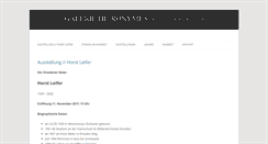 Desktop Screenshot of galerie-hieronymus.de